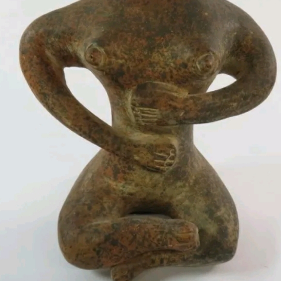 Accents Rare African Woman Clay Fertility Statue F Poshmark